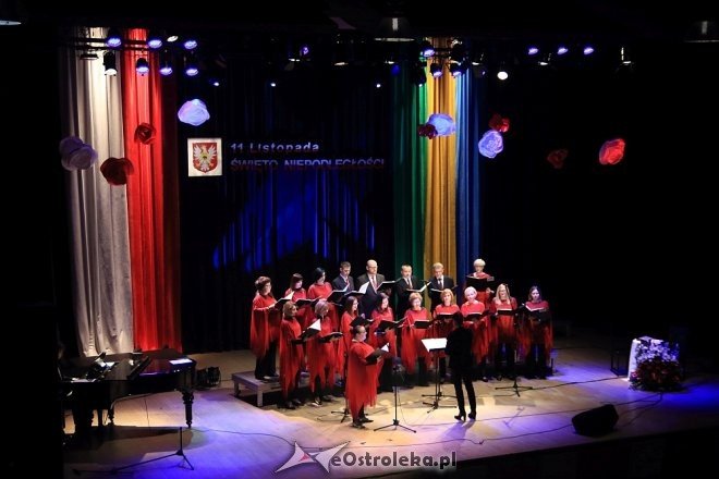 Wspólne śpiewanie pieśni patriotycznych z Ostrołęckim Chórem Kameralnym [WIDEO, ZDJĘCIA] - zdjęcie #22 - eOstroleka.pl