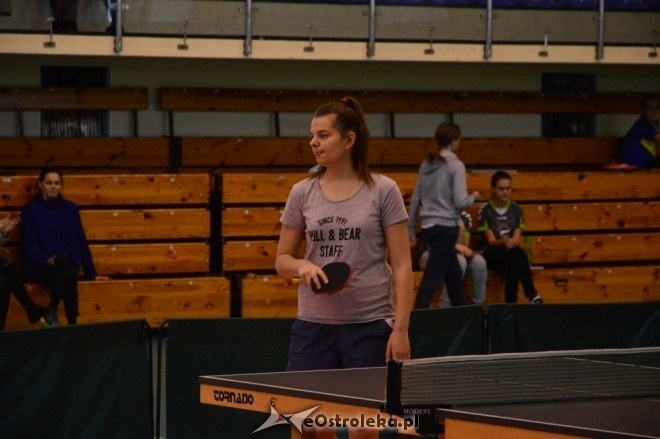Mistrzostwa Ostrołęki szkół średnich w tenisie stołowym kobiet [01.12.2016] - zdjęcie #5 - eOstroleka.pl