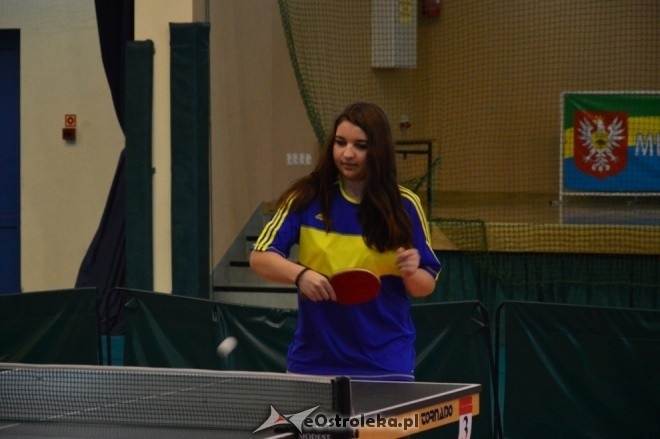 Mistrzostwa Ostrołęki szkół średnich w tenisie stołowym kobiet [01.12.2016] - zdjęcie #13 - eOstroleka.pl