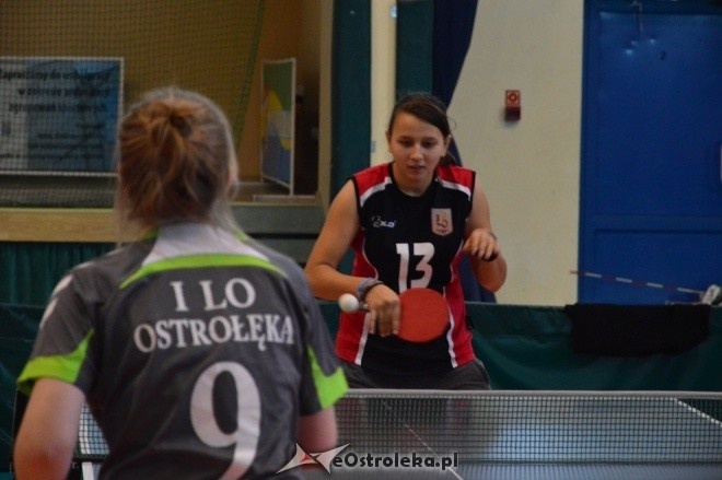 Mistrzostwa Ostrołęki szkół średnich w tenisie stołowym kobiet [01.12.2016] - zdjęcie #15 - eOstroleka.pl