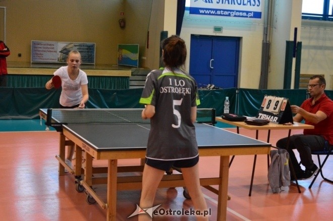 Mistrzostwa Ostrołęki szkół średnich w tenisie stołowym kobiet [01.12.2016] - zdjęcie #31 - eOstroleka.pl