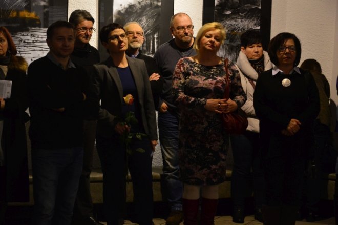 Wernisaż wystawy malarstwa Piotra Kobrzyńskiego [09.02.2017] - zdjęcie #2 - eOstroleka.pl