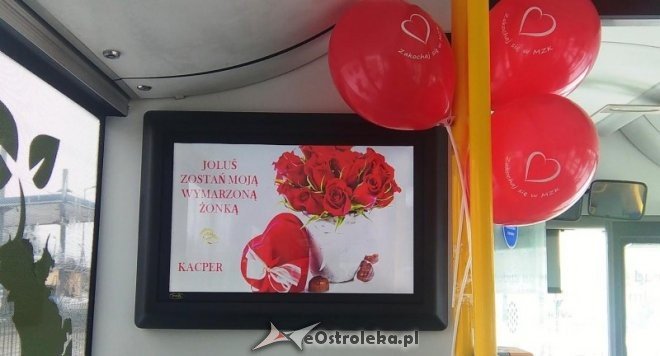 Walentynki z MZK. Zobaczcie jakie życzenia składali sobie zakochani [ZDJĘCIA] - zdjęcie #5 - eOstroleka.pl