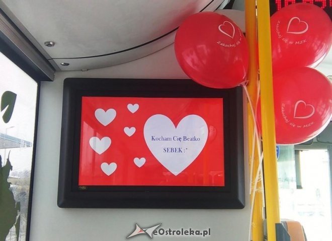 Walentynki z MZK. Zobaczcie jakie życzenia składali sobie zakochani [ZDJĘCIA] - zdjęcie #8 - eOstroleka.pl