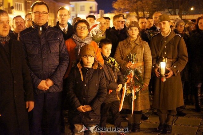 Miejskie obchody Narodowego Dnia Pamięcie Żołnierzy Wyklętych w Ostrołęce [01.03.2017] - zdjęcie #12 - eOstroleka.pl