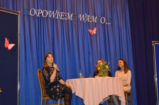 Międzynarodowy Dzień Szczęścia i spotkanie z Lidią Sadowską w ZSP w Łysych [ZDJĘCIA] - zdjęcie #6 - eOstroleka.pl