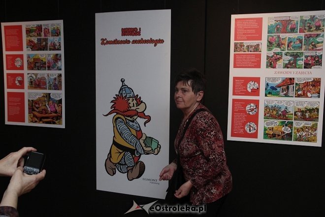 Wernisaż wystawy „Kajko i Kokosz – komiksowa archeologia” w Muzeum Kultury Kurpiowskiej [08.04.2017] - zdjęcie #30 - eOstroleka.pl