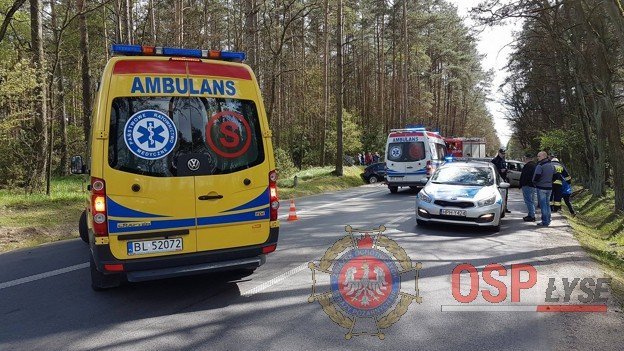 Wypadek na trasie Łyse - Kolno: Dwie osoby trafiły do szpitala [ZDJĘCIA] - zdjęcie #8 - eOstroleka.pl