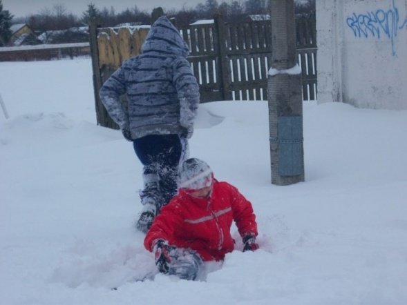 Ferie w MOSiR: Kulig dla dzieci na zakończenie ferii (12.02.2010r.)  - zdjęcie #34 - eOstroleka.pl