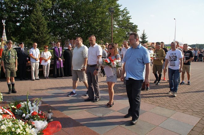 Ostrołęka: 73. rocznica wybuchu Powstania Warszawskiego [01.08.2017] - zdjęcie #21 - eOstroleka.pl