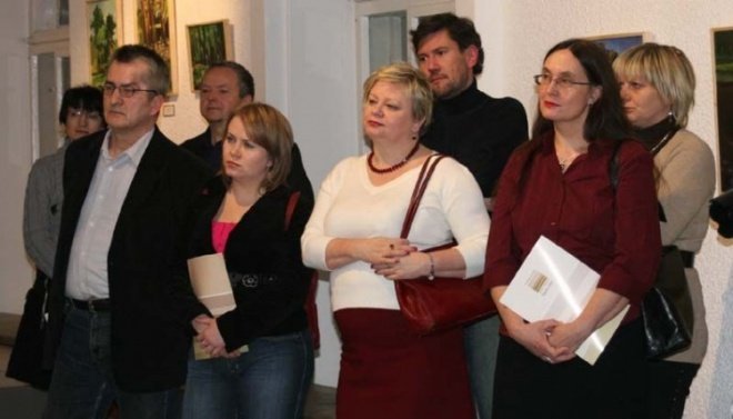 Artyści z Mazowsza - wernisaż wystawy (04.03.2010) - zdjęcie #16 - eOstroleka.pl