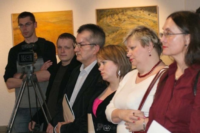 Artyści z Mazowsza - wernisaż wystawy (04.03.2010) - zdjęcie #9 - eOstroleka.pl