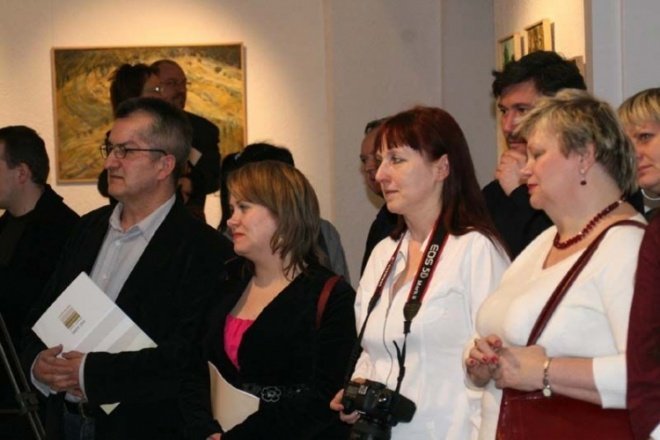 Artyści z Mazowsza - wernisaż wystawy (04.03.2010) - zdjęcie #1 - eOstroleka.pl