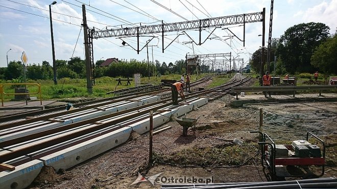 Remont przejazdu kolejowego - Ostrołęka [22.08.2017] - zdjęcie #9 - eOstroleka.pl