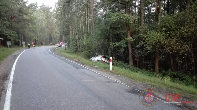Wypadek w miejscowości Dęby [10.09.2017] - zdjęcie #5 - eOstroleka.pl