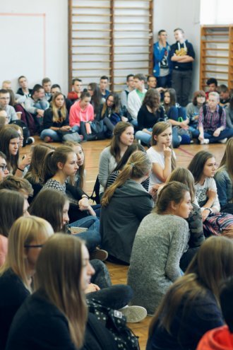 Akcja „Duża przerwa” w II Liceum Ogólnokształcącym [16.09.2017] - zdjęcie #13 - eOstroleka.pl