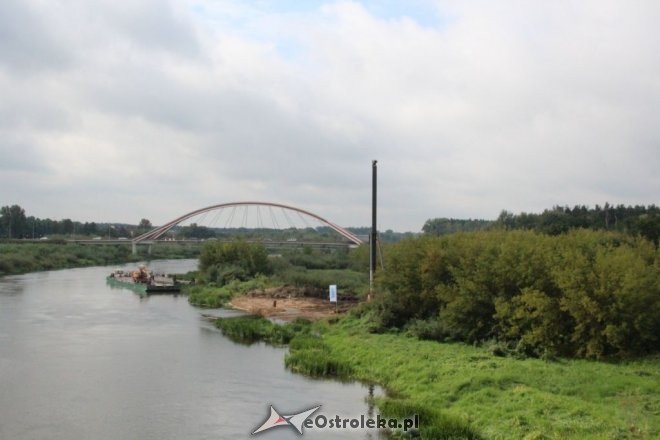 Budowa mostu tymczasowego na Narwi [19.09.2017] - zdjęcie #3 - eOstroleka.pl