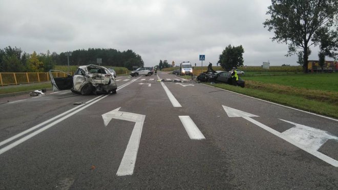 Wypadek w Gosterach [21.09.2017] - zdjęcie #15 - eOstroleka.pl