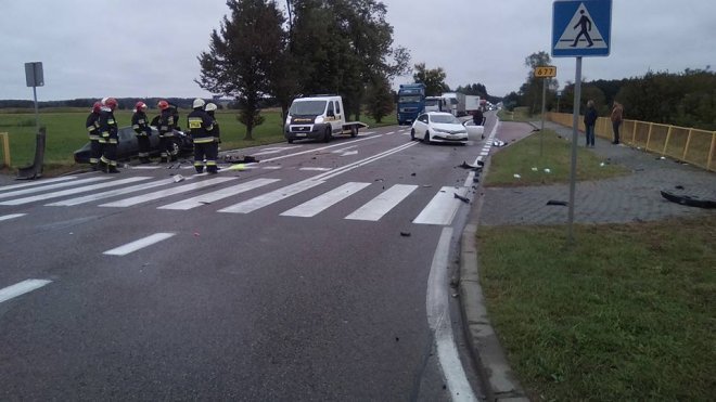 Wypadek w Gosterach [21.09.2017] - zdjęcie #19 - eOstroleka.pl