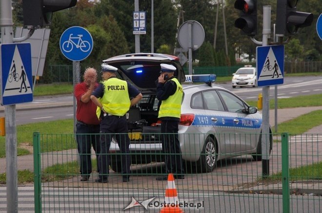 Potrącenie rowerzysty na ulicy Witosa w Ostrołęce [25.09.2017] - zdjęcie #8 - eOstroleka.pl