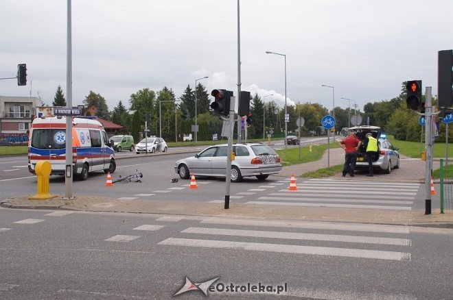Potrącenie rowerzysty na ulicy Witosa w Ostrołęce [25.09.2017] - zdjęcie #19 - eOstroleka.pl