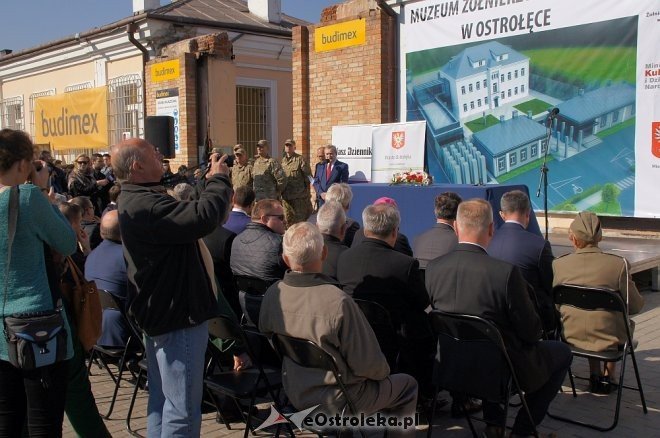 Uroczyste wmurowanie kamienia węgielnego pod budowę Muzeum Żołnierzy Wyklętych [] - zdjęcie #124 - eOstroleka.pl