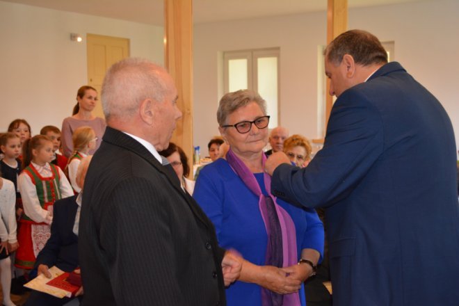 Złote Gody mieszkańców gminy Łyse [04.10.2017] - zdjęcie #78 - eOstroleka.pl