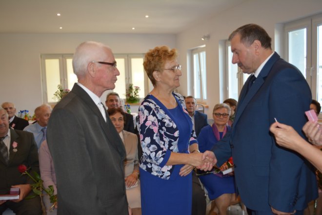 Złote Gody mieszkańców gminy Łyse [04.10.2017] - zdjęcie #63 - eOstroleka.pl