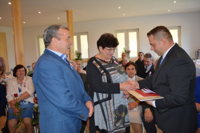 Złote Gody mieszkańców gminy Łyse [04.10.2017] - zdjęcie #43 - eOstroleka.pl
