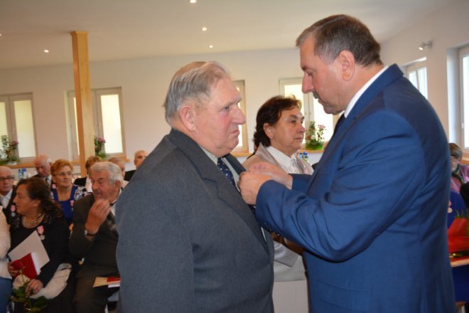 Złote Gody mieszkańców gminy Łyse [04.10.2017] - zdjęcie #40 - eOstroleka.pl