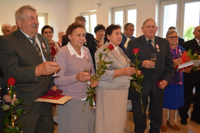 Złote Gody mieszkańców gminy Łyse [04.10.2017] - zdjęcie #30 - eOstroleka.pl