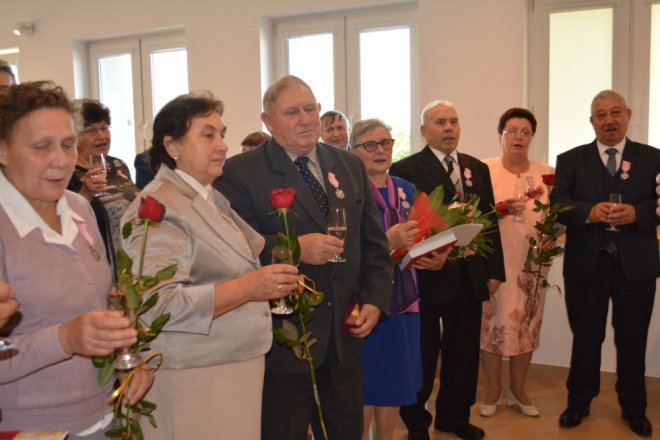 Złote Gody mieszkańców gminy Łyse [04.10.2017] - zdjęcie #28 - eOstroleka.pl