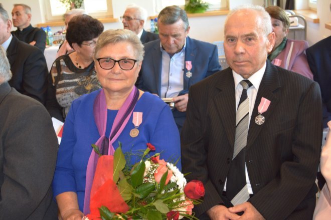 Złote Gody mieszkańców gminy Łyse [04.10.2017] - zdjęcie #21 - eOstroleka.pl