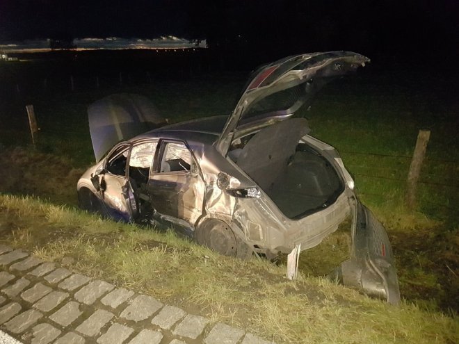 Wypadek pod Kadzidłem [13.10.2017] - zdjęcie #1 - eOstroleka.pl