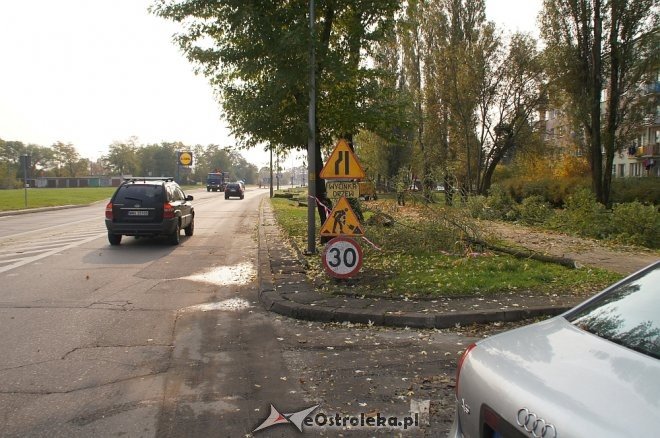 Przebudowa ulicy Witosa [18.10.2017] - zdjęcie #13 - eOstroleka.pl