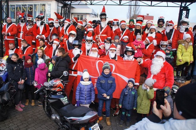 Motomikołajki w Ostrołęce [03.12.2017] - zdjęcie #50 - eOstroleka.pl