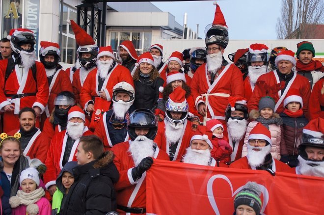 Motomikołajki w Ostrołęce [03.12.2017] - zdjęcie #45 - eOstroleka.pl