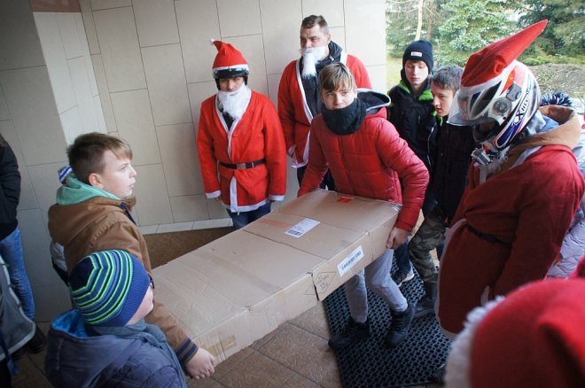 Motomikołajki w Ostrołęce [03.12.2017] - zdjęcie #14 - eOstroleka.pl