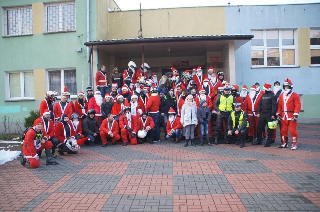 Motomikołajki w Ostrołęce [03.12.2017] - zdjęcie #7 - eOstroleka.pl