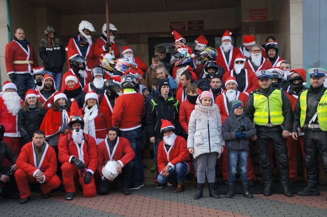 Motomikołajki w Ostrołęce [03.12.2017] - zdjęcie #5 - eOstroleka.pl
