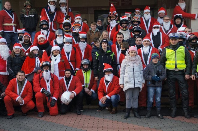 Motomikołajki w Ostrołęce [03.12.2017] - zdjęcie #1 - eOstroleka.pl