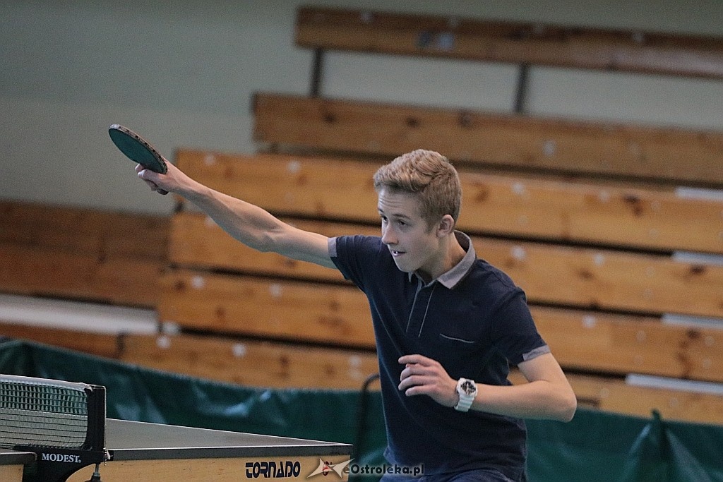 Mistrzostwa Ostrołęki szkół średnich w tenisie stołowym chłopców [11.12.2017] - zdjęcie #8 - eOstroleka.pl