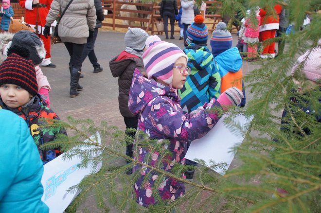 Przedszkolaki stroiły choinki przed Miejską Wigilią [ZDJĘCIA] - zdjęcie #40 - eOstroleka.pl