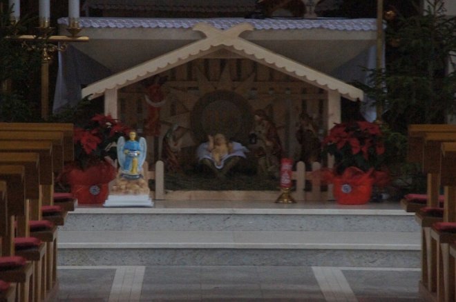 Bożonarodzeniowe szopki w ostrołęckich kościołach [25.12.2017] - zdjęcie #21 - eOstroleka.pl