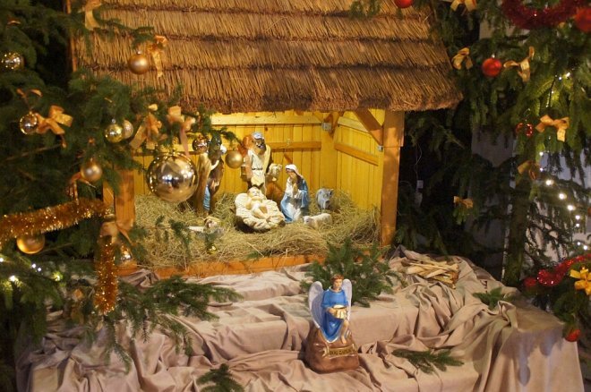 Bożonarodzeniowe szopki w ostrołęckich kościołach [25.12.2017] - zdjęcie #24 - eOstroleka.pl