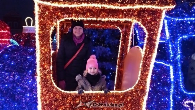 Łomża zachwyca świątecznym oświetleniem [25.12.2017] - zdjęcie #3 - eOstroleka.pl