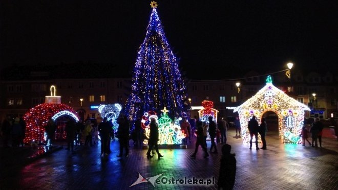 Łomża zachwyca świątecznym oświetleniem [25.12.2017] - zdjęcie #14 - eOstroleka.pl