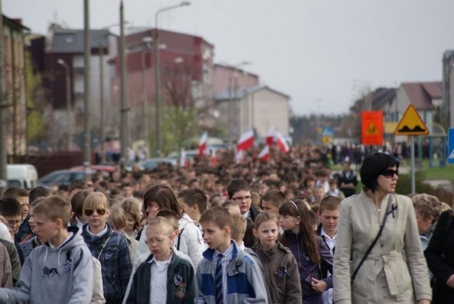 Marsz Pamięci (16.04.2010) - zdjęcie #66 - eOstroleka.pl