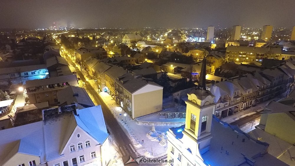 Nocny krajobraz przemysłowej częśći Ostrołęki [18.01.2018] - zdjęcie #9 - eOstroleka.pl