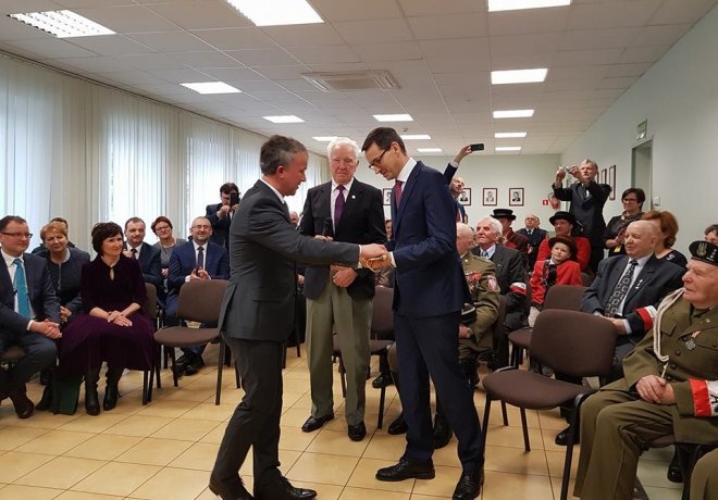 Premier Morawiecki spotkał się z ostrołęckimi kombatantami [19.01.2018] - zdjęcie #7 - eOstroleka.pl